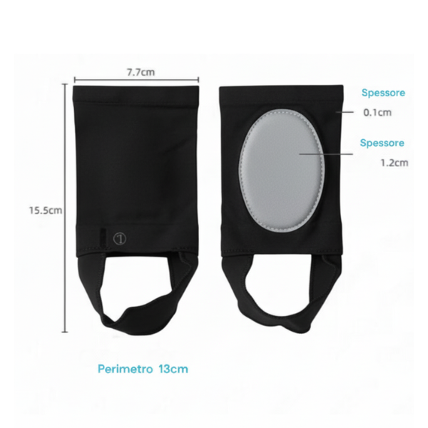 BEFRIZZY CamminaFacile™ – Calze Elastiche con Supporto Plantare in Silicone